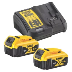 DeWalt DCFS950P2-GB 50mm 18V 2 X 5.0Ah Li-Ion XR Brushless Second Fix Cordless Stapler -Premium Tools 104KJ A4