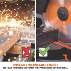 Evolution R255SMS 255mm Electric Single-Bevel Sliding Multi Material Sliding Mitre Saw 220-240V -Premium Tools 1062X A5