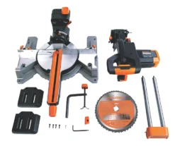 Evolution R255SMS 255mm Electric Single-Bevel Sliding Multi Material Sliding Mitre Saw 220-240V -Premium Tools 1062X A7