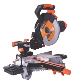 Evolution R255SMS 255mm Electric Single-Bevel Sliding Multi Material Sliding Mitre Saw 220-240V