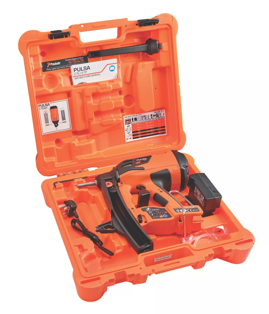 Spit Pulsa 27E 27mm 3.7V 1 X 2.5Ah Li-Ion Brushless Concrete/Steel Cordless Gas Nail Gun 7 Spit Pulsa 27E 27mm 3.7V 1 X 2.5Ah Li-Ion Brushless Concrete/Steel Cordless Gas Nail Gun - Image 5