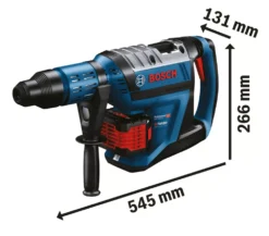 Bosch GBH 18V-45 C 8kg 18V 2 X 12.0Ah Li-Ion ProCORE Brushless Cordless BITURBO SDS Hammer Drill -Premium Tools 130PG A5