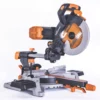 Evolution R255SMS-DB 255mm Electric Double-Bevel Sliding Multi Material Sliding Mitre Saw 110V -Premium Tools 139HF P