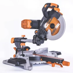 Evolution R255SMS-DB 255mm Electric Double-Bevel Sliding Multi Material Sliding Mitre Saw 110V