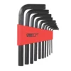 Forge Steel Metric Hex Key Set 10 Piece Set 2 Forge Steel Metric Hex Key Set 10 Piece Set -Premium Tools 178XG P