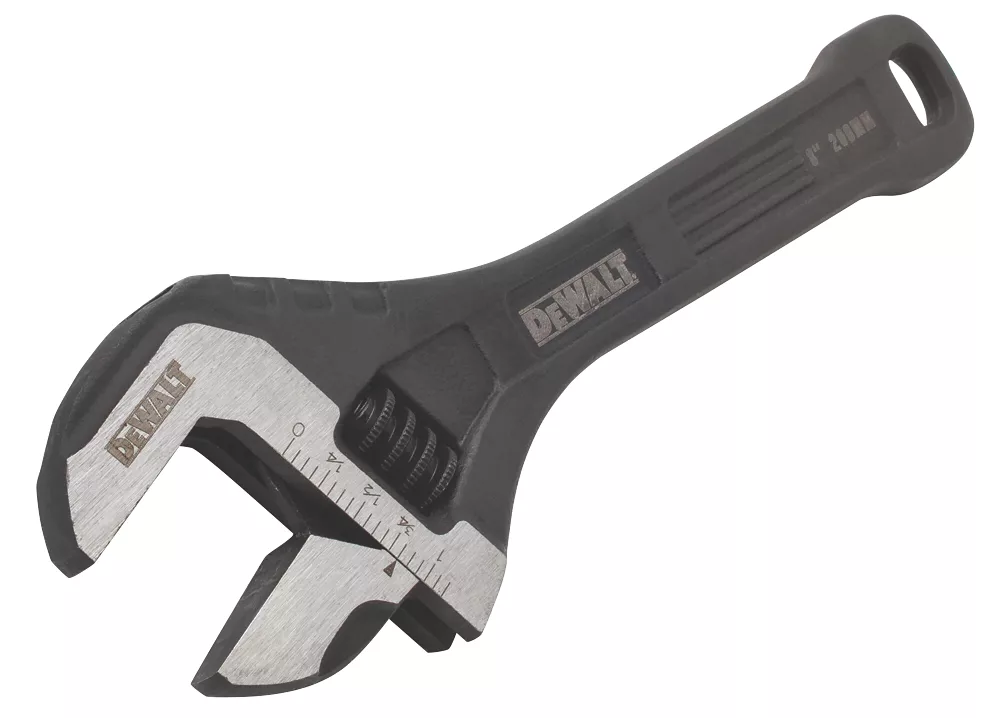 DeWalt Adjustable Wrench 8" 3 DeWalt Adjustable Wrench 8"