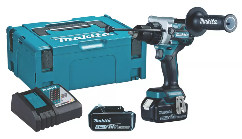 Makita DHP486RTJ 18V 2 X 5.0Ah Lithium LXT Brushless Cordless Combi Drill 3 Makita DHP486RTJ 18V 2 X 5.0Ah Lithium LXT Brushless Cordless Combi Drill