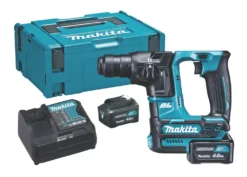 Refurb Makita HR166DSMJ 2.4kg 10.8-12V 2 X 4.0Ah Li-Ion CXT Brushless Cordless SDS Plus Drill