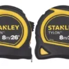 Stanley 8m Tape Measure 2 Pack -Premium Tools 2086H P