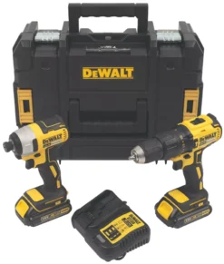 Refurb DeWalt DCK2060S2T-SFGB 18V 2 X 1.5Ah Li-Ion XR Brushless Cordless Twin Pack