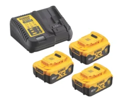 DeWalt DCK690P3T-GB 18V 3 X 5.0Ah Li-Ion XR Brushless Cordless 6-Piece Power Tool Kit -Premium Tools 222KJ A7