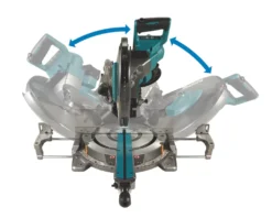 Makita LS003GD201 305mm 40V 2 X 2.5Ah Li-Ion XGT Brushless Cordless Double-Bevel Sliding Compound Mitre Saw 13 Makita LS003GD201 305mm 40V 2 X 2.5Ah Li-Ion XGT Brushless Cordless Double-Bevel Sliding Compound Mitre Saw -Premium Tools 245PY A4