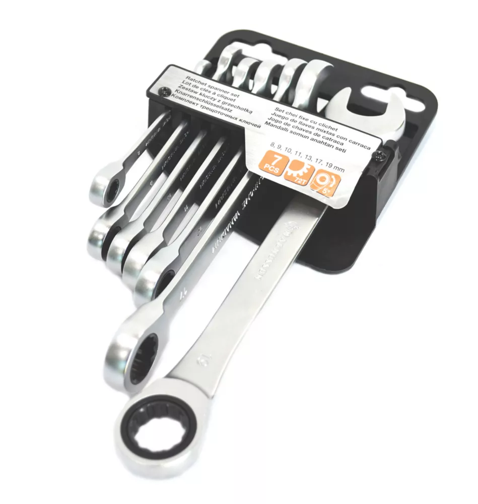 Magnusson W018-5 Ratchet Spanner Set 7 Pieces 4 Magnusson W018-5 Ratchet Spanner Set 7 Pieces - Image 2