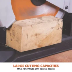 Evolution R355CPS110V 1600W 355mm Electric Chop Saw 110V -Premium Tools 266FJ A2