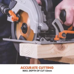 Evolution R165CCSL 1200W 165mm Electric Multi-Material Circular Saw 220-240V -Premium Tools 266FX A2