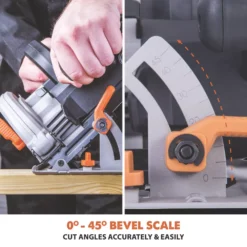 Evolution R165CCSL 1200W 165mm Electric Multi-Material Circular Saw 220-240V -Premium Tools 266FX A4