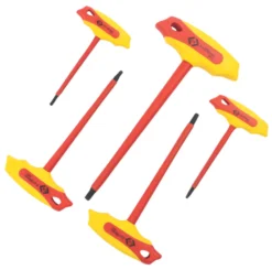 C.K Metric VDE Insulated T-Handle Hex Key Set 5 Pieces