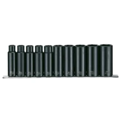 Teng Tools 1/2" Drive Deep Impact Socket Set 10 Pcs