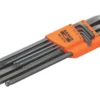 Bahco Metric Long Ball-End Hex Key Set 9 Pcs -Premium Tools 3494K P