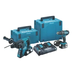 Makita DLX2137PTJ 18V 4 X 5.0Ah Li-Ion LXT Cordless Twin Pack