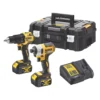 DeWalt DCK2060M2T-SFGB 18V 2 X 4.0Ah Li-Ion XR Brushless Cordless Twin Pack 1 DeWalt DCK2060M2T-SFGB 18V 2 X 4.0Ah Li-Ion XR Brushless Cordless Twin Pack -Premium Tools 362JT P