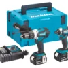 Makita DLX2145TJ 18V 2 X 5.0Ah Li-Ion LXT Cordless Combi Drill & Impact Driver Twin Pack