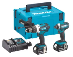 Makita DLX2145TJ 18V 2 X 5.0Ah Li-Ion LXT Cordless Combi Drill & Impact Driver Twin Pack