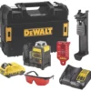 DeWalt DCE0811D1R-GB 12V 1 X 2.0Ah Li-Ion XR Red Self-Levelling Multi-Line Laser Level -Premium Tools 405KJ P