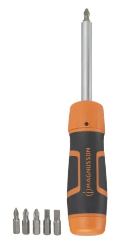Magnusson Ratchet Screwdriver & Bit Set 7 Pieces