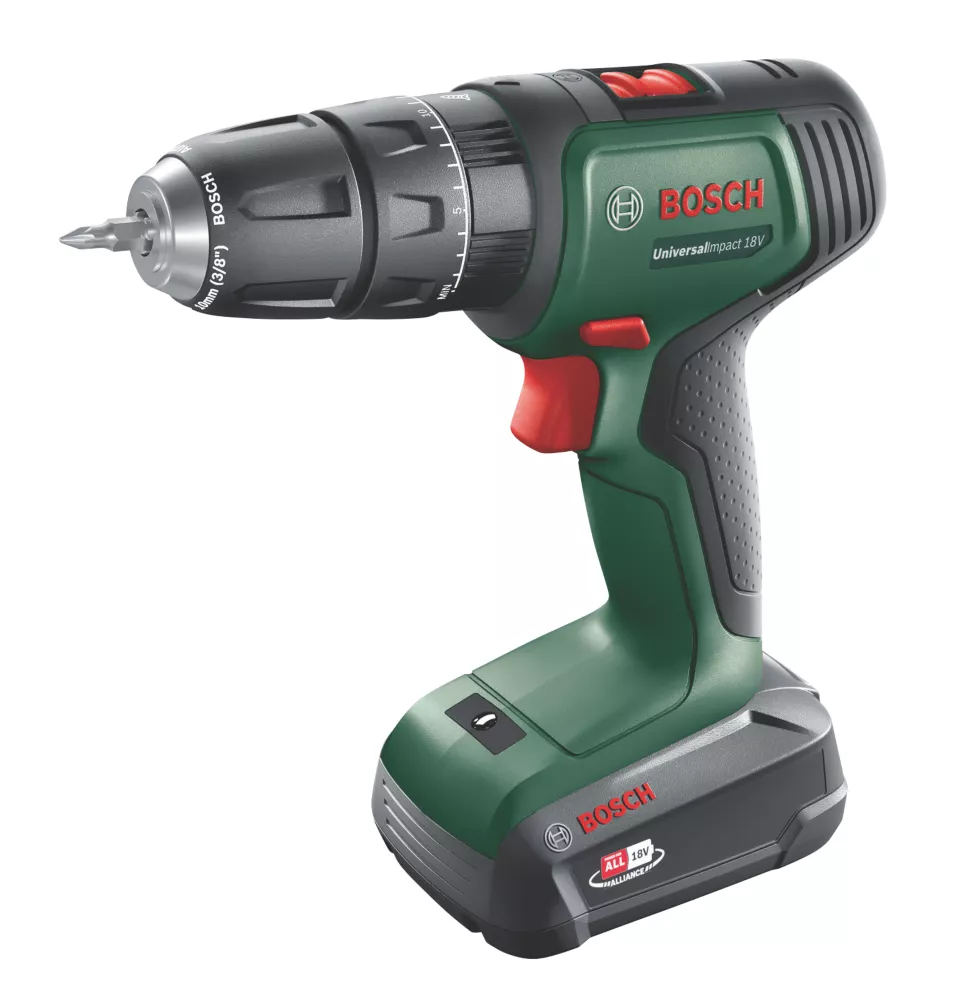 Bosch UniversalImpact/AdvancedImpactDrive 18V 2 X 1.5Ah Li-Ion Power For All Cordless Impact Drill & Drill Driver Kit 4 Bosch UniversalImpact/AdvancedImpactDrive 18V 2 X 1.5Ah Li-Ion Power For All Cordless Impact Drill & Drill Driver Kit - Image 2