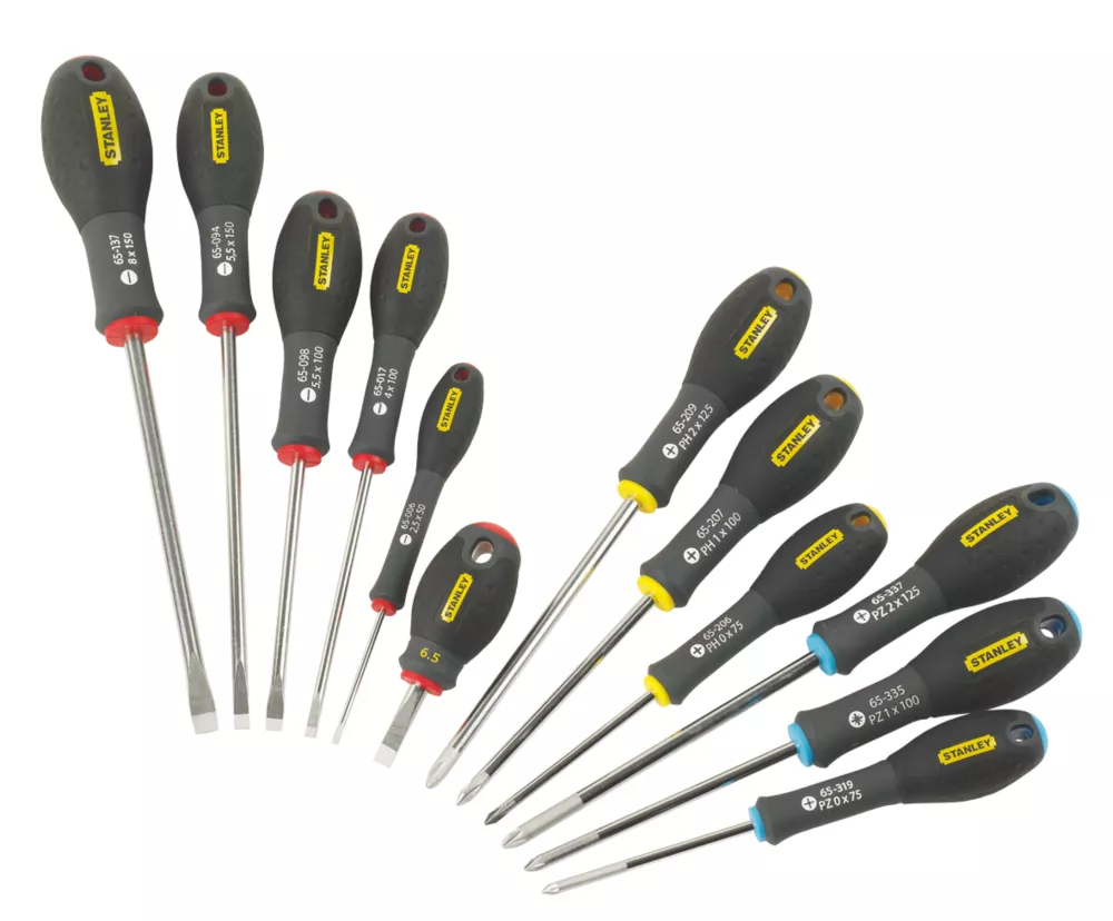 Stanley FatMax Mixed Screwdriver Set 12 Pcs 3 Stanley FatMax Mixed Screwdriver Set 12 Pcs