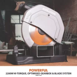 Evolution R355CPS240V 2200W 355mm Electric Chop Saw 220-240V -Premium Tools 462FJ A4