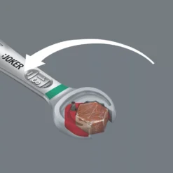 Wera Joker Combination Ratchet Spanner 10mm 12 Wera Joker Combination Ratchet Spanner 10mm -Premium Tools 468FP A3