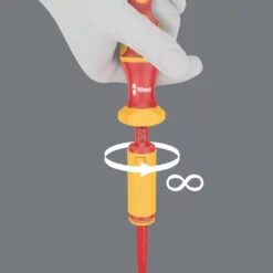 Wera Kraftform Kompakt 1/4" Hex VDE Adjustable Torque Screwdriver 1.7-3.5Nm -Premium Tools 484FP A2