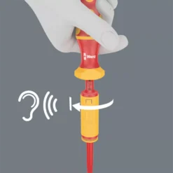 Wera Kraftform Kompakt 1/4" Hex VDE Adjustable Torque Screwdriver 1.7-3.5Nm -Premium Tools 484FP A6