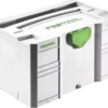 Festool MINI-Systainer T-LOC SYS-MINI 3 TL Stackable Organiser 10 1/2" 2 Festool MINI-Systainer T-LOC SYS-MINI 3 TL Stackable Organiser 10 1/2" -Premium Tools 539XR P