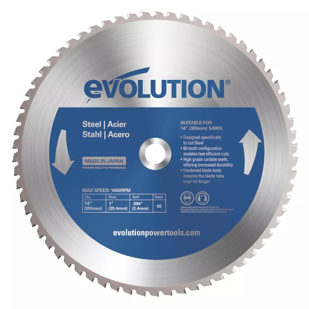 Evolution S355CPS 2200W 355mm Electric Heavy-Duty Metal Cutting TCT Chop Saw 230V 4 Evolution S355CPS 2200W 355mm Electric Heavy-Duty Metal Cutting TCT Chop Saw 230V - Image 2