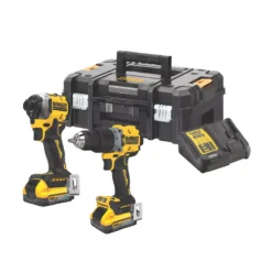 DeWalt DCK2050H2T-GB 18V 2 X 5.0Ah Li-Ion PowerStack Brushless Cordless Twin Pack