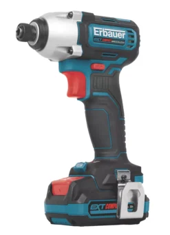 Erbauer ECD12-Li-2/EID12-Li-2 12V 2 X 3.0Ah Li-Ion EXT Brushless Cordless Combi Drill & Impact Driver Twin Kit -Premium Tools 635PV A2