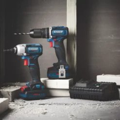 Erbauer ECD12-Li-2/EID12-Li-2 12V 2 X 3.0Ah Li-Ion EXT Brushless Cordless Combi Drill & Impact Driver Twin Kit -Premium Tools 635PV A5