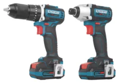 Erbauer ECD12-Li-2/EID12-Li-2 12V 2 X 3.0Ah Li-Ion EXT Brushless Cordless Combi Drill & Impact Driver Twin Kit