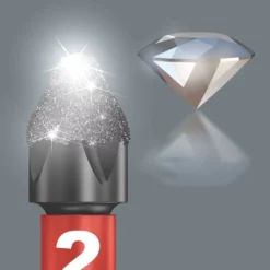 Wera Bit-Check 1/4" Hex Shank PZ Impaktor TriTorsion Screwdriver Bit Set 10 Pieces -Premium Tools 639FP A2