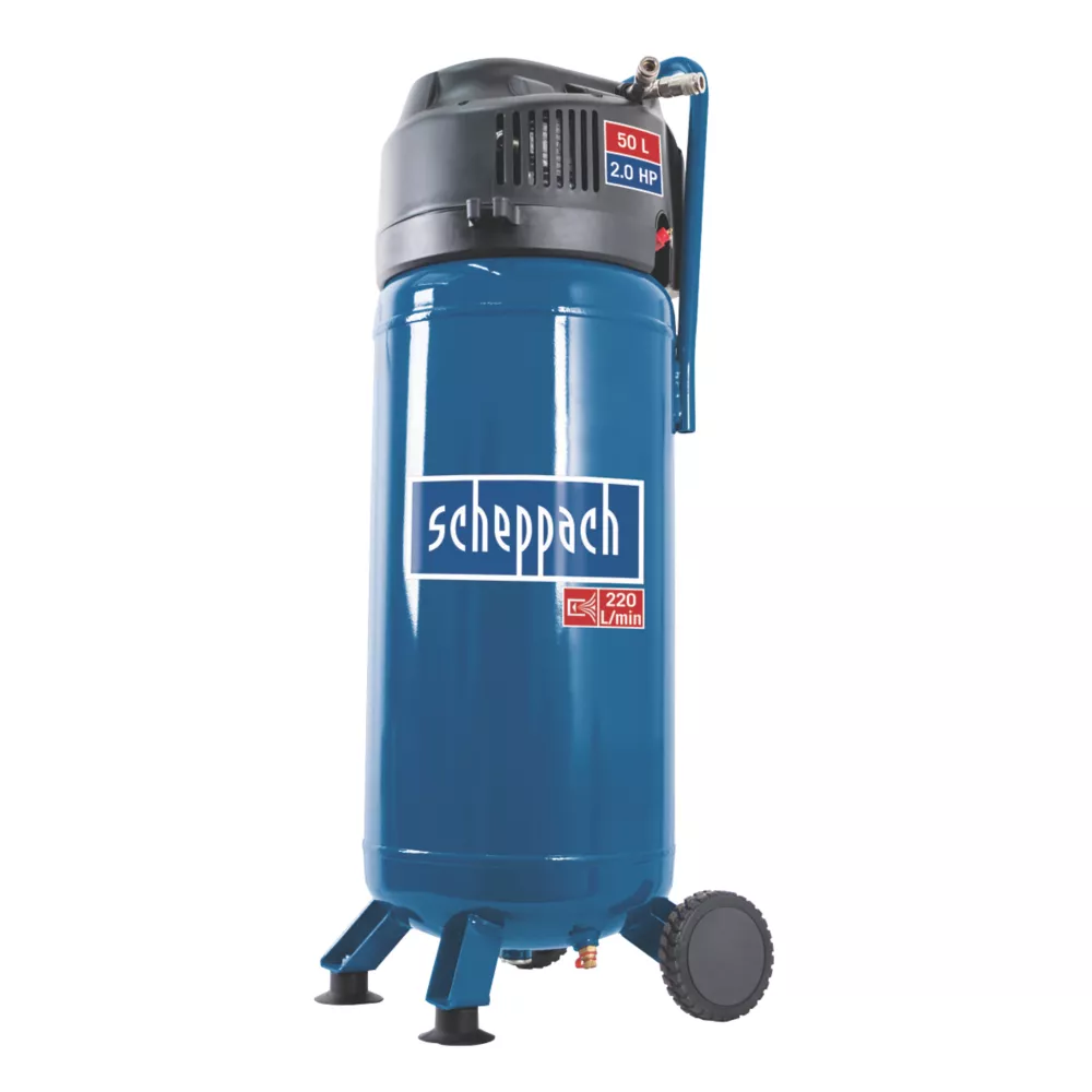 Scheppach HC51V 50Ltr Electric Oil-Free Compressor 240V