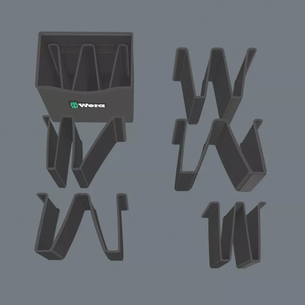 Wera 2GO 2 Portable Tool Carrying System 3 Pack 5 Wera 2GO 2 Portable Tool Carrying System 3 Pack - Image 3