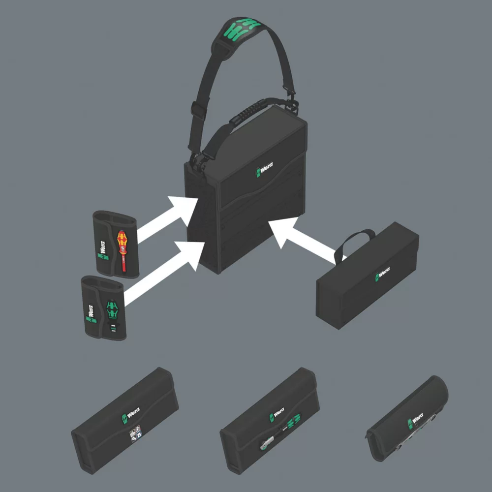 Wera 2GO 2 Portable Tool Carrying System 3 Pack 7 Wera 2GO 2 Portable Tool Carrying System 3 Pack - Image 5