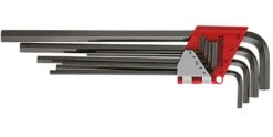 Teng Tools Metric Extra Long Hex Key Set 9 Pieces