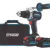 Erbauer ECDT18-Li-2 18V 2 X 5.0Ah Li-Ion EXT Brushless Cordless Combi Drill -Premium Tools 692HP P