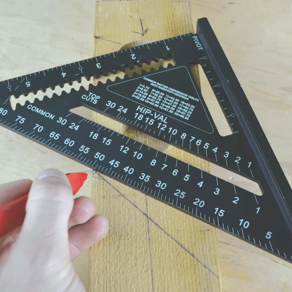 Faithfull Quick (Imperial) Rafter Square 7" (180mm) 4 Faithfull Quick (Imperial) Rafter Square 7" (180mm) - Image 2