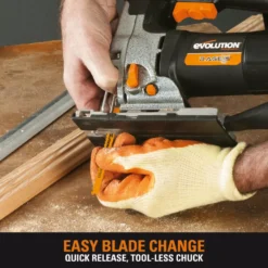 Evolution RAGE7-S 710W Electric Jigsaw 230V -Premium Tools 72747 A6