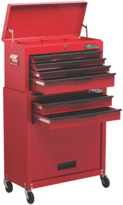 Hilka Pro-Craft 8-Drawer Combination Set With Ball Bearing Drawer Slides -Premium Tools 74413 A1